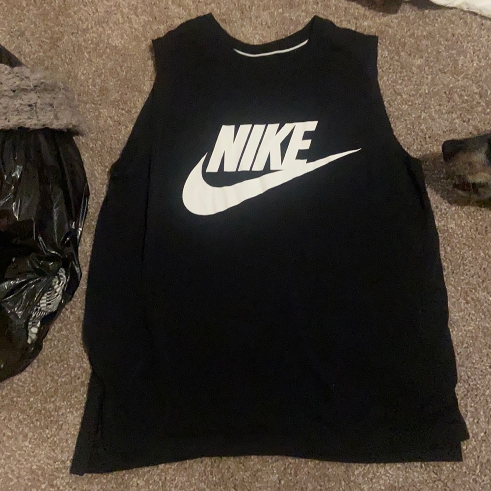 black nike muscle tank
